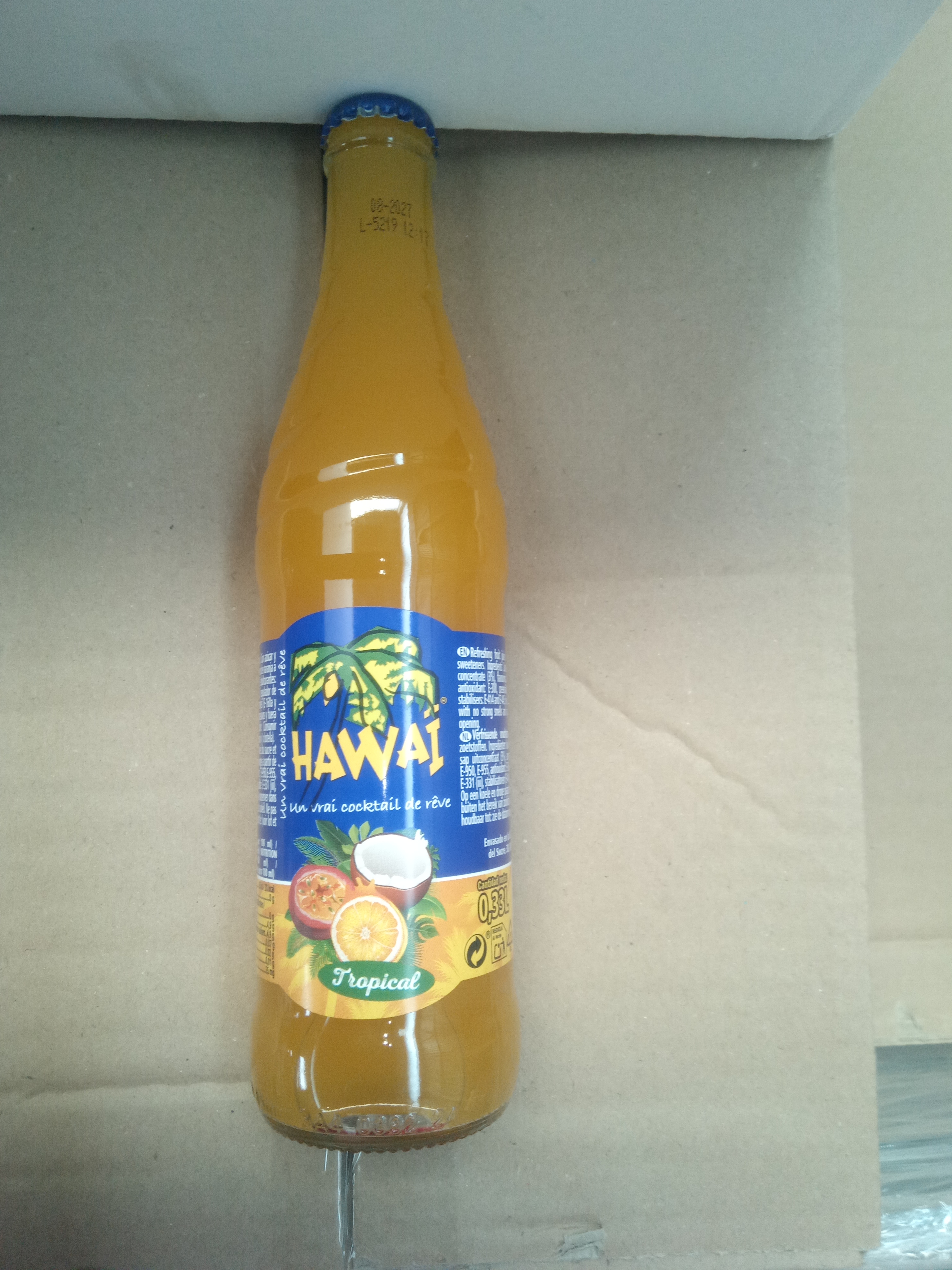 HAWAI VETRO 33CL