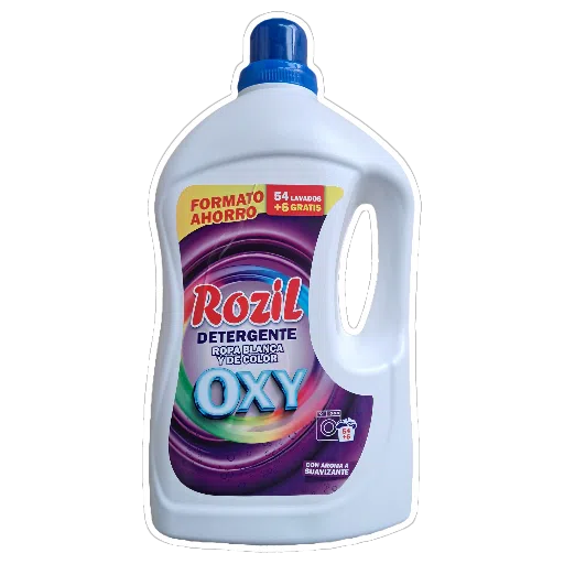 ROZIL DETERGENTE OXY DE COLOR 2.8L*4