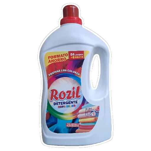 ROZIL DETERGENTE DE COLOR 2.8L*4