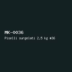Piselli surgelati 2,5 kg #36