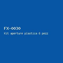 Kit aperture plastica 6 pezzi #30