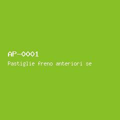 Pastiglie freno anteriori set #1