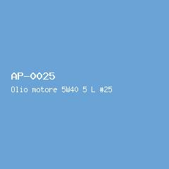 Olio motore 5W40 5 L #25