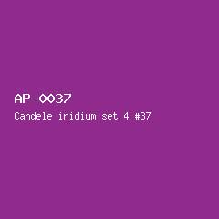Candele iridium set 4 #37