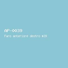 Faro anteriore destro #39