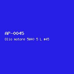 Olio motore 5W40 5 L #45