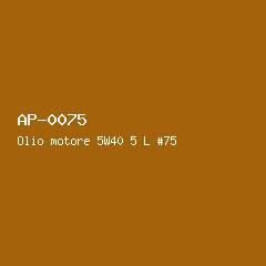 Olio motore 5W40 5 L #75