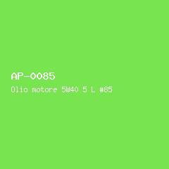Olio motore 5W40 5 L #85