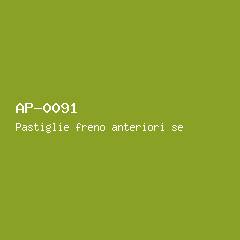 Pastiglie freno anteriori set #91