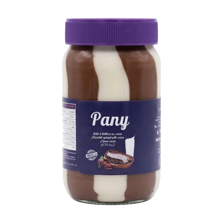 Pany Two-Tone Cocoa & Milk Spread – Creamy Chocolate Spread  350gr