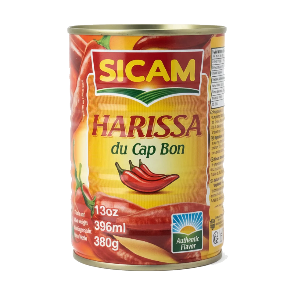 Harissa du Cap Bon Sicam 380g – Authentic Tunisian Chili Paste