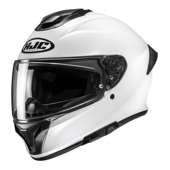 Full-face helmet HJC C71 SOLID PEARL WHITE white