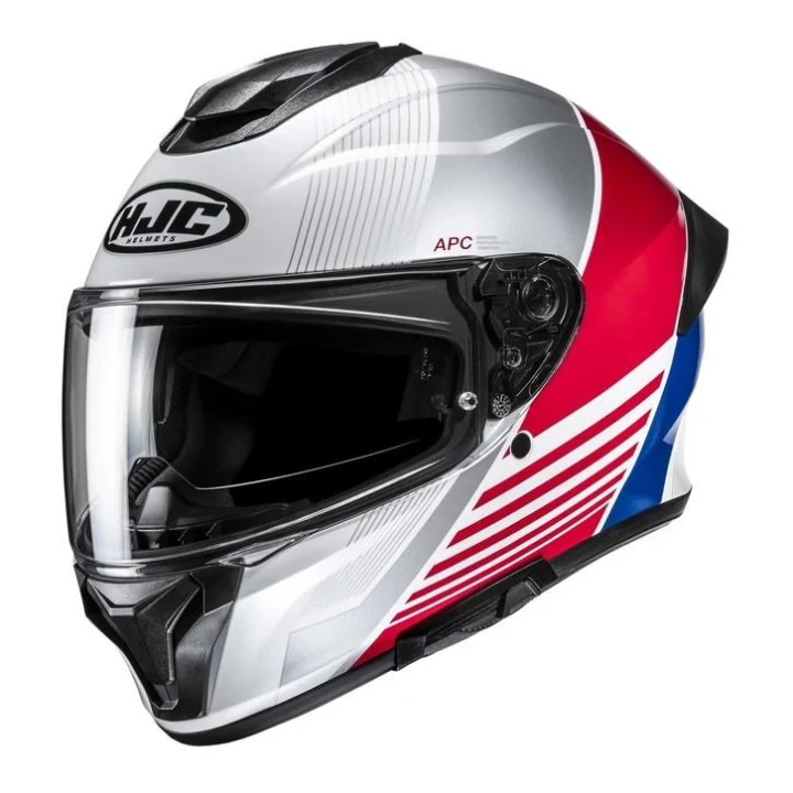 Full-face helmet HJC C71 MORIX WHITE/RED white red