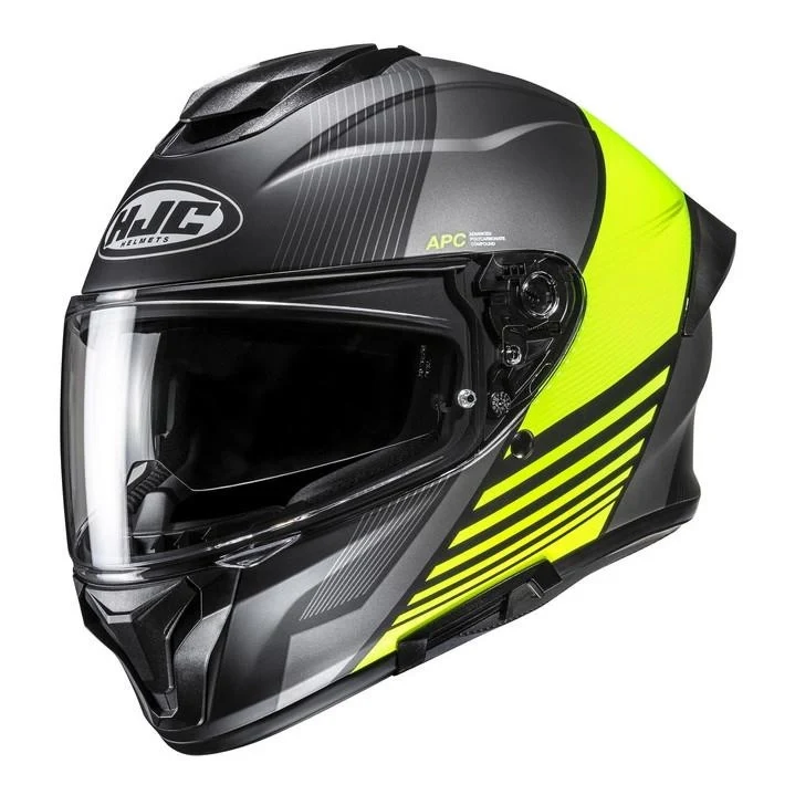 Full-face helmet HJC C71 MORIX BLACK/YELLOW black yellow