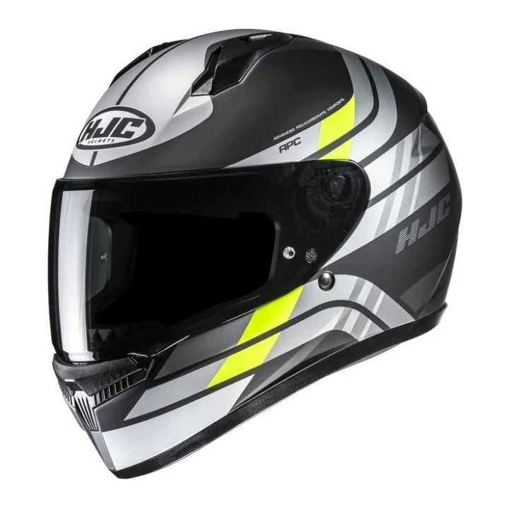 Full-face helmet HJC C10 HIPER GREY/YELLOW grey yellow