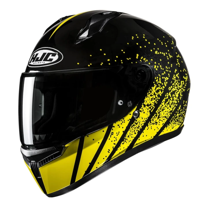 Full-face helmet HJC C10 HAVEN BLACK/YELLOW black yellow