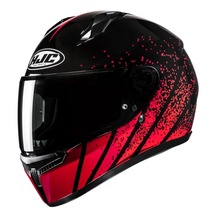 Full-face helmet HJC C10 HAVEN BLACK/RED black red