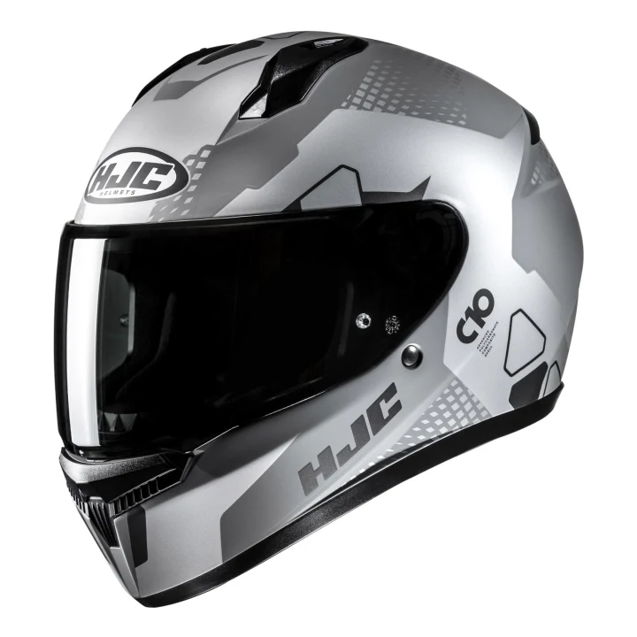 Full-face helmet HJC C10 ASPA LIGHT GREY grey