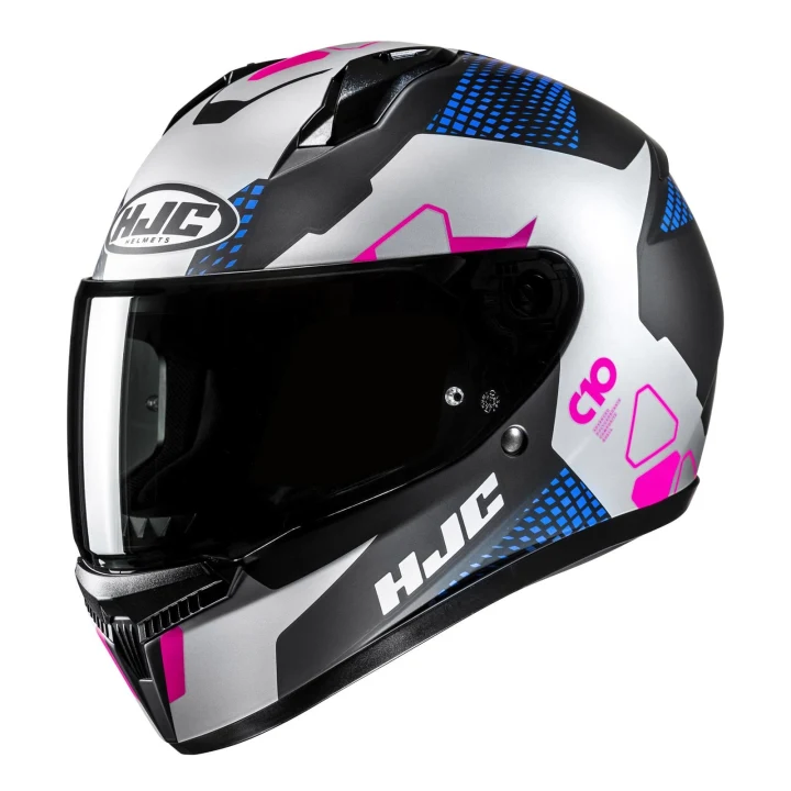 Full-face helmet HJC C10 ASPA BLACK/GREY black grey