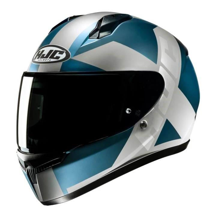 Full-face helmet HJC C10 TEZ BLUE/SILVER blue srebrny