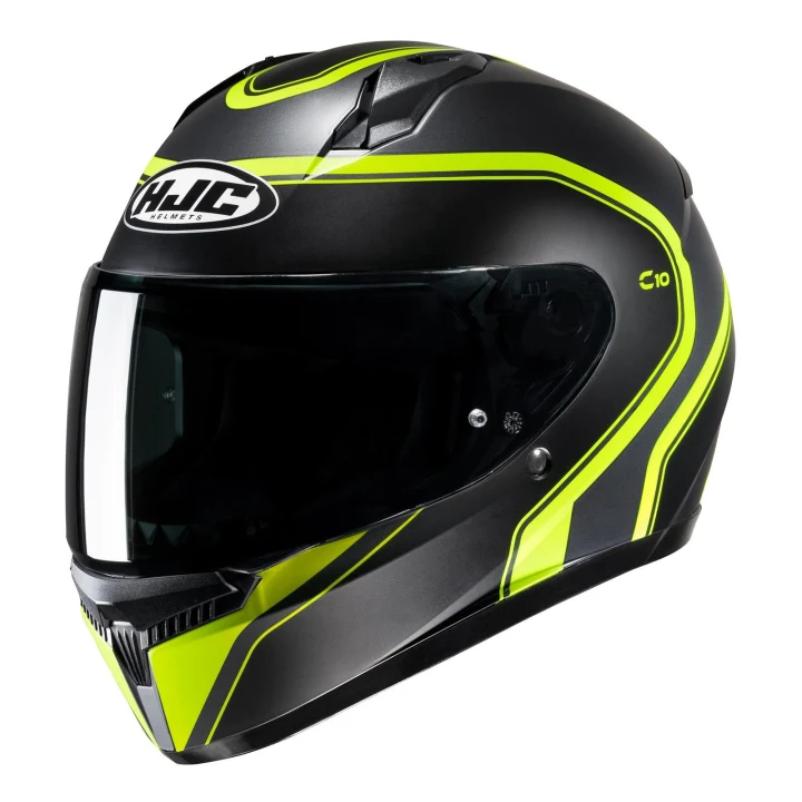 Full-face helmet HJC C10 ELIE BLACK/YELLOW black yellow fluo