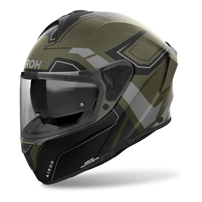 Full-face helmet AIROH SPARK 2 DART MILITARY GREEN MATT green grey black