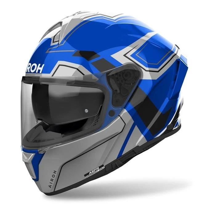 Full-face helmet AIROH SPARK 2 DART BLUE GLOSS blue grey