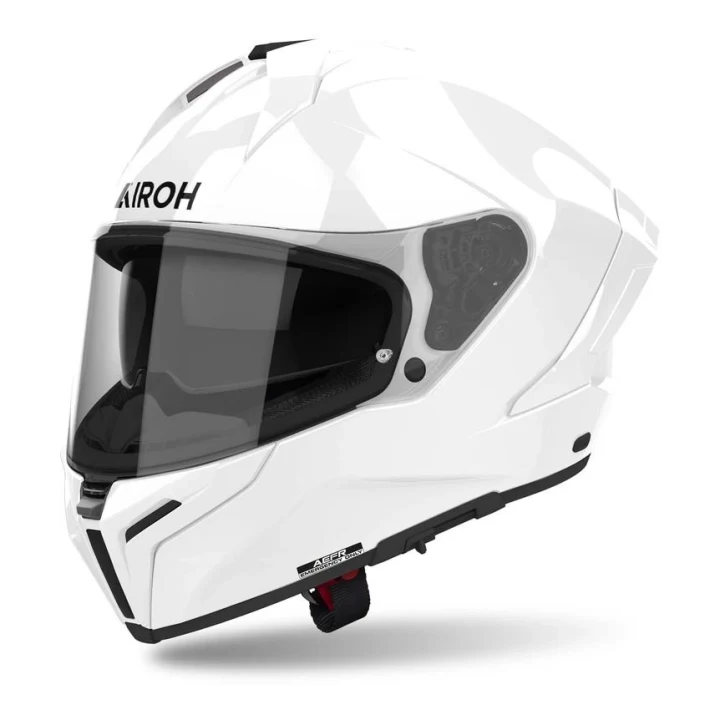 Full-face helmet AIROH MATRYX WHITE GLOSS white
