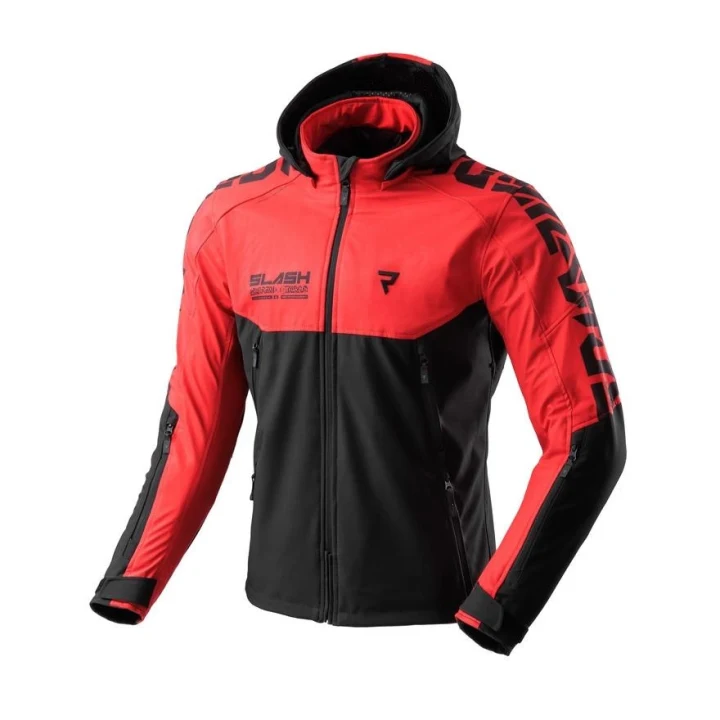 Textile jacket REBELHORN SLASH SPIDER BLACK/RED black red