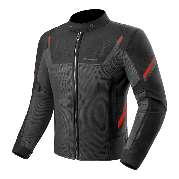 Textile jacket SHIMA RUSH 3.0 AIR G2 GREY/RED grey red