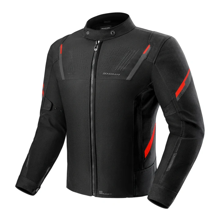 Textile jacket SHIMA RUSH 3.0 G2 RED black red