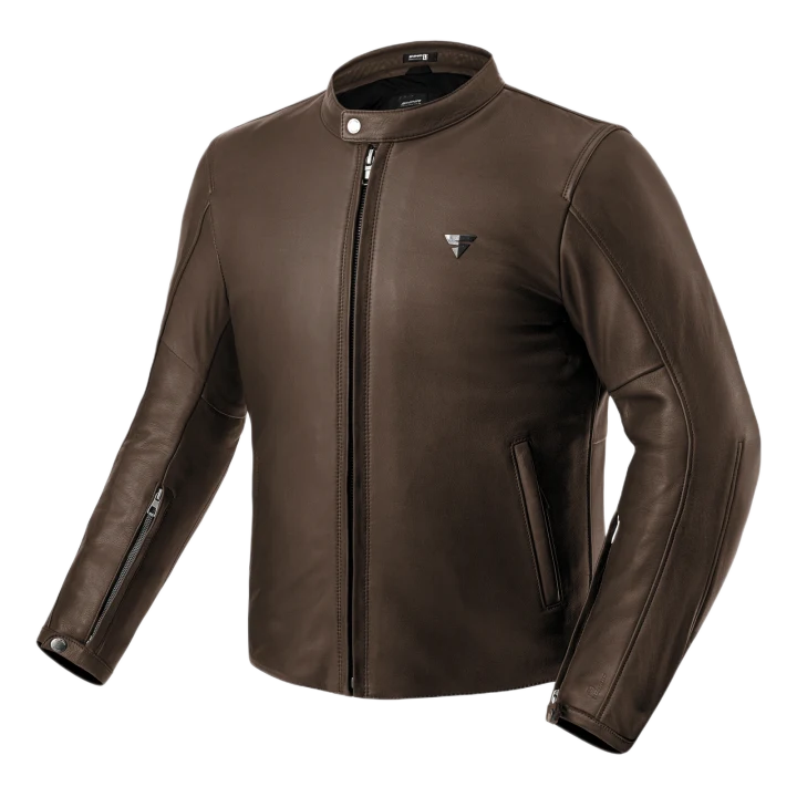 Leather jacket SHIMA HUNTER 3.0 G2 BROWN brown