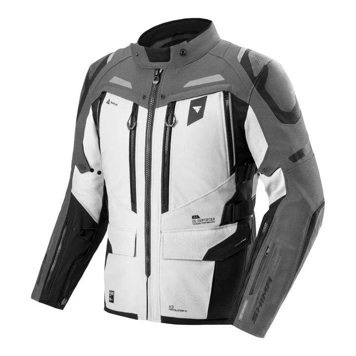 Textile jacket SHIMA DUNE 2.0 G2 GREY grey grafitowy
