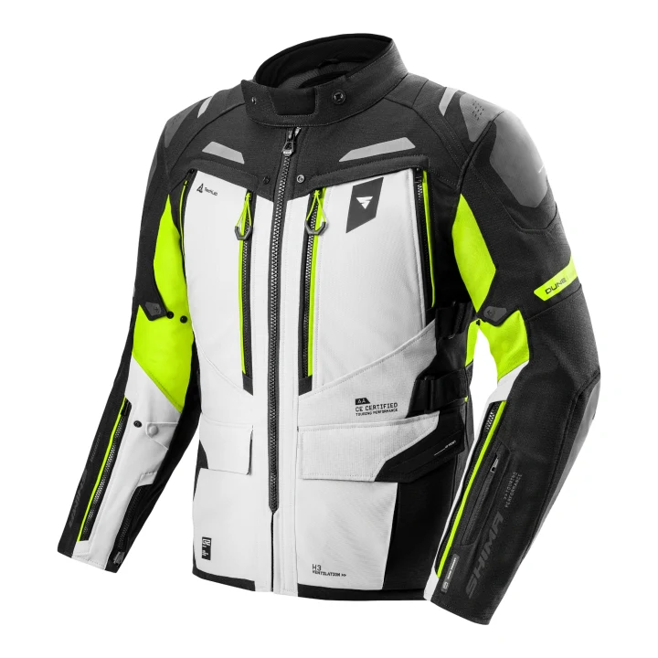Textile jacket SHIMA DUNE 2.0 G2 fluo grey yellow fluo black