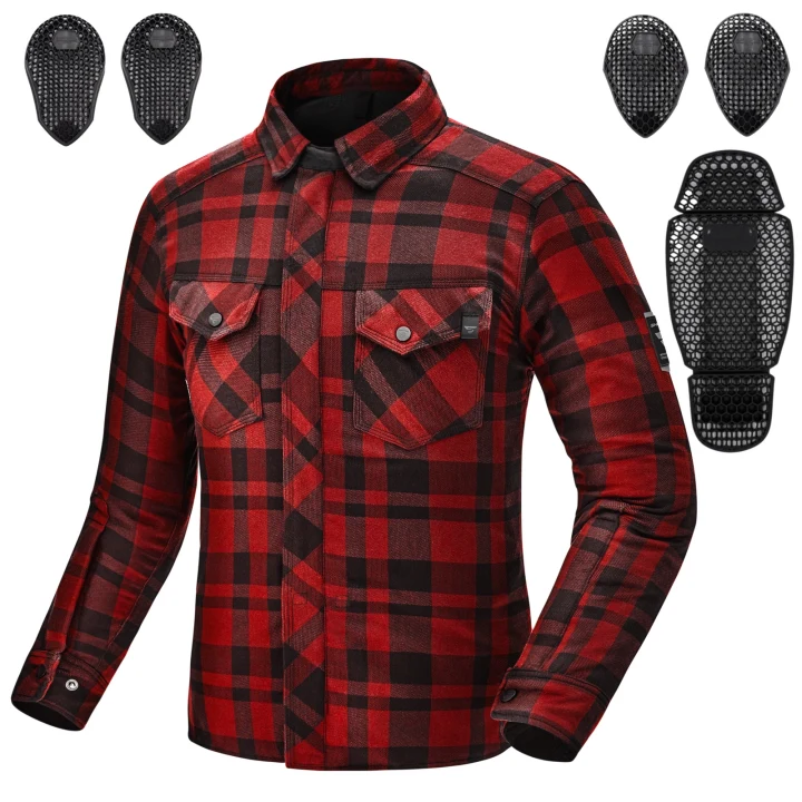 Motorcycle shirt SHIMA RENEGADE MEN 2 RED red