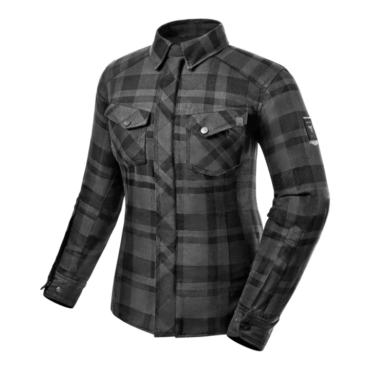 Motorcycle shirt women's SHIMA RENEGADE LADY 2 BLACK black