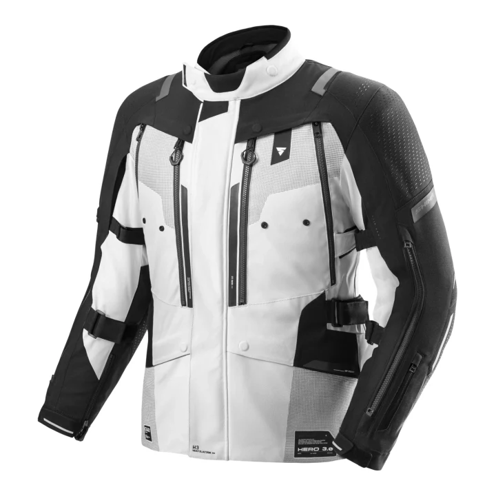 Textile jacket SHIMA HERO 3.0 G2 GREY/BLACK grey black