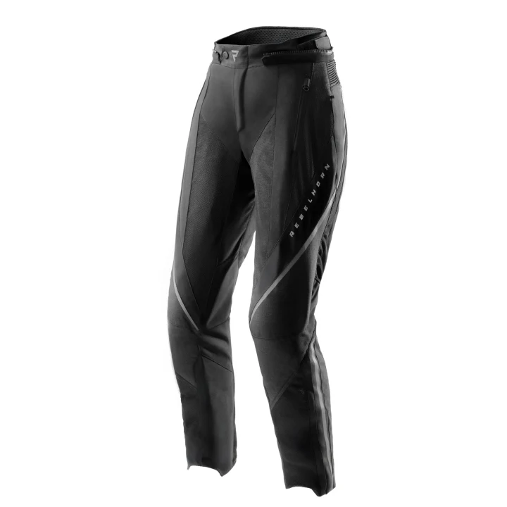 Women's textile pants REBELHORN HIFLOW V LADY BLACK black