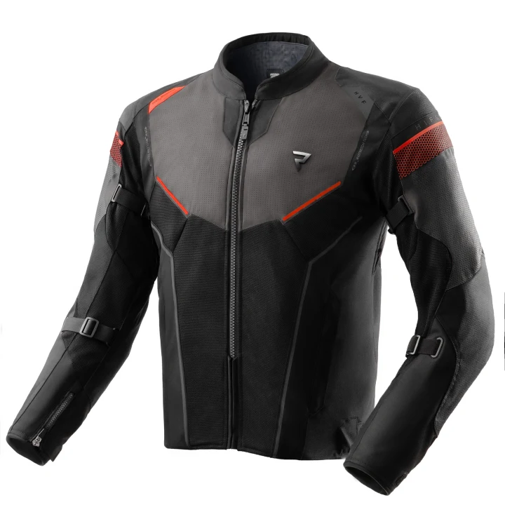 Textile jacket REBELHORN HIFLOW V BLACK/GREY/RED black grey red