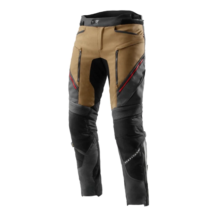 Textile pants REBELHORN HARDY 3.0 DESERT/GREY/RED brown grey red