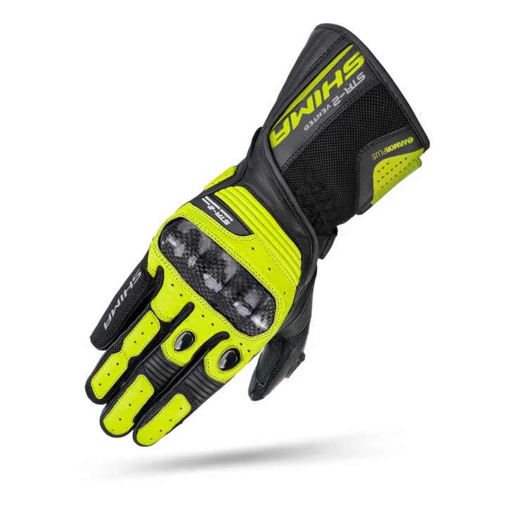 Sport gloves SHIMA STR-2 VENTED fluo yellow fluo black