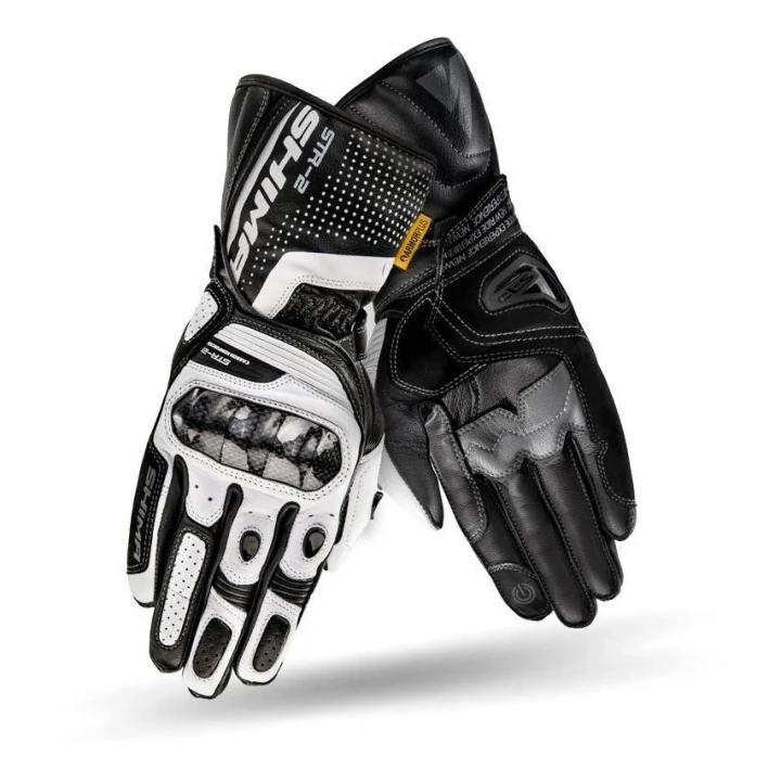 Sport gloves SHIMA STR-2 WHITE white black