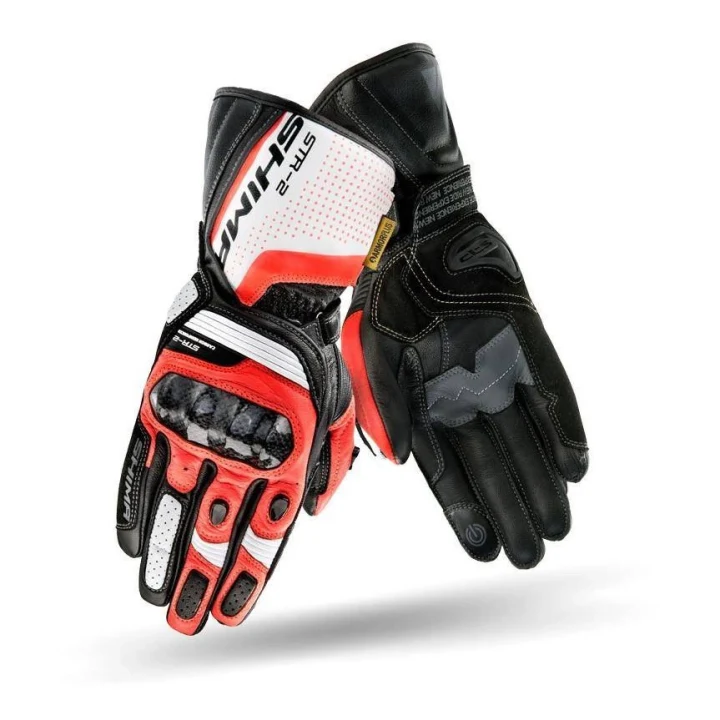 Sport gloves SHIMA STR-2 RED red fluo white black