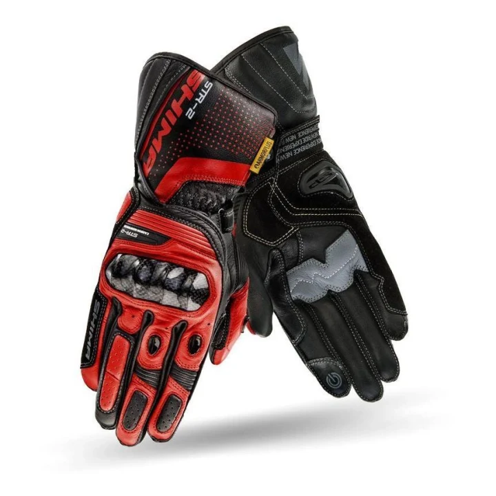Sport gloves SHIMA STR-2 BLACK/RED red black