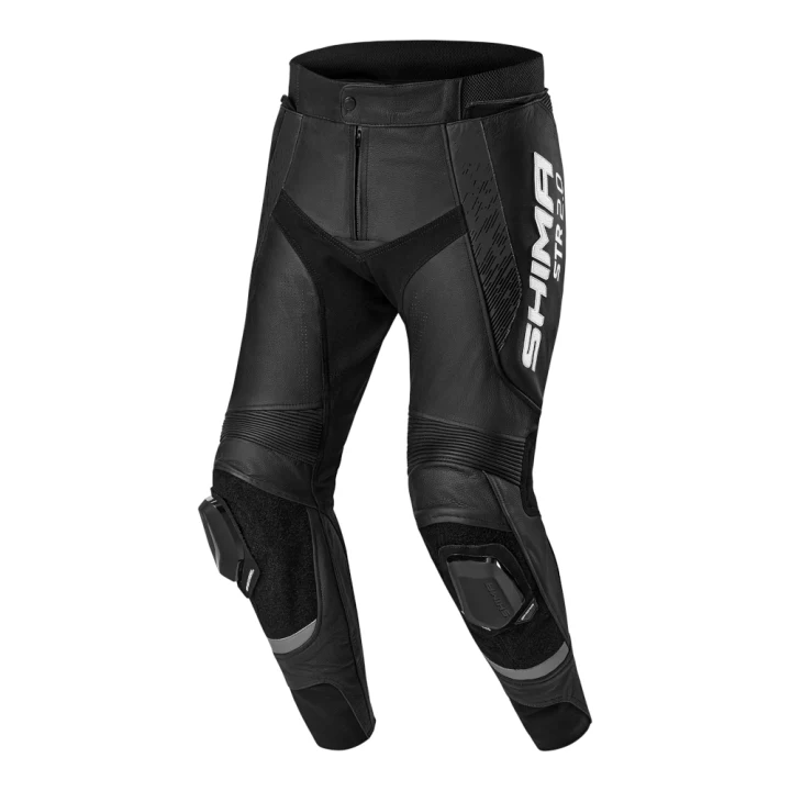 Leather pants SHIMA STR 2.0 BLACK black grey