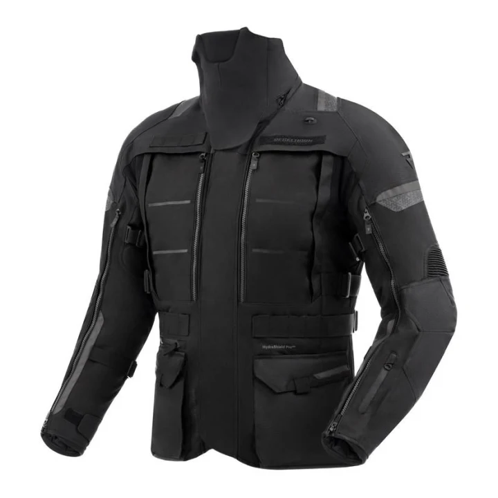 Textile jacket REBELHORN CUBBY V BLACK black