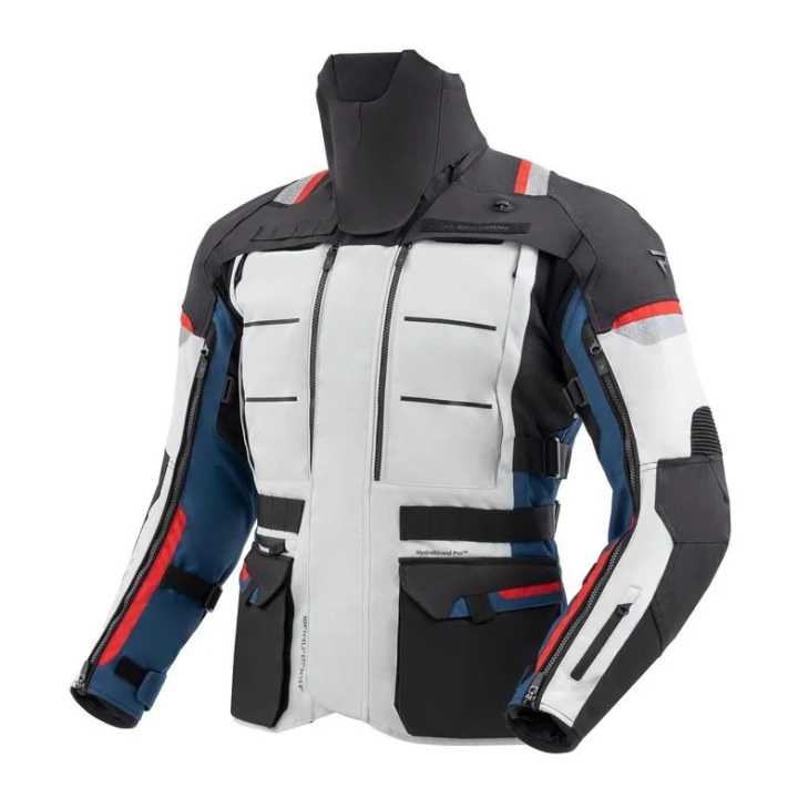 Textile jacket REBELHORN CUBBY V BLUE/GREY/RED blue grey red black