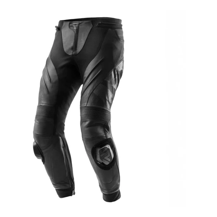 Leather pants REBELHORN INFERNO BLACK black