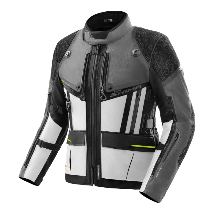 Textile jacket SHIMA TRACKER GREY grey