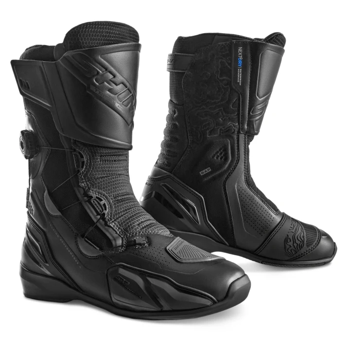 Touring boots women's SHIMA TENEX WP LADY BLACK black matt